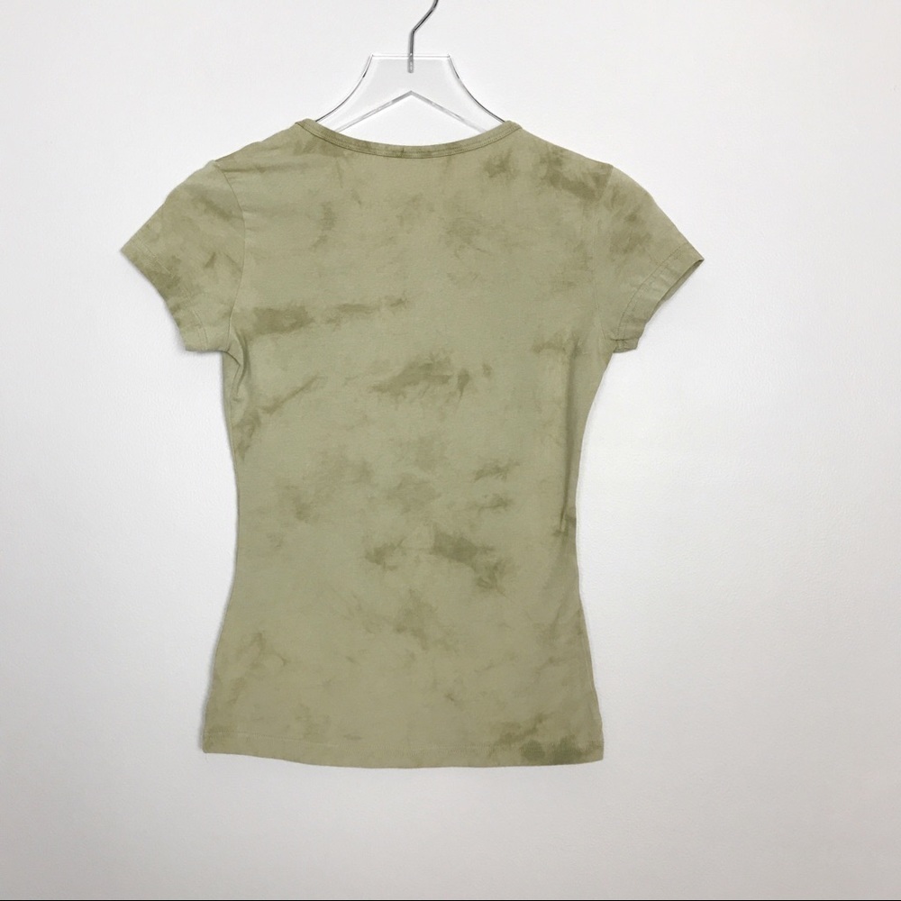 Request Jeans Camo Tee Shirt Crystals Appliqué S - Picture 2 of 8